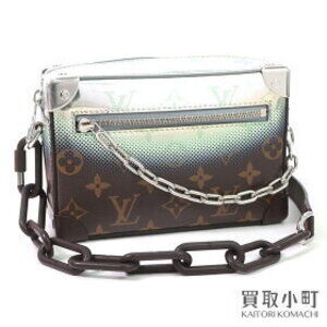 Louis Vuitton Soft Trunk Monogram Metallic Nebula Canvas Gradient Shoulder